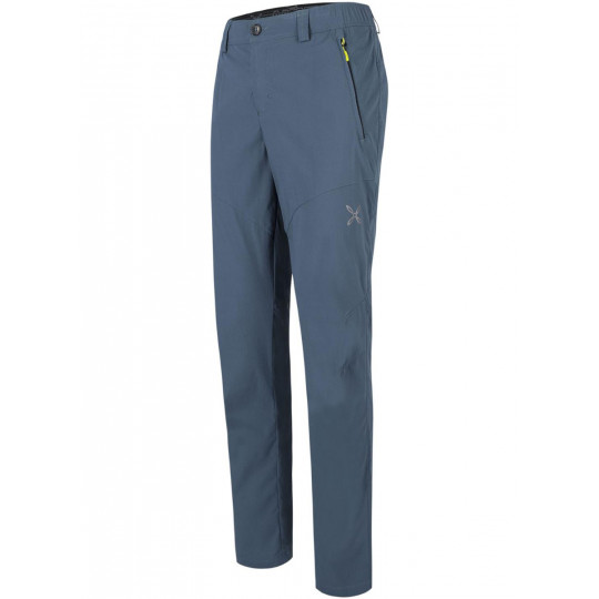 Pantalon de voyages homme TRAVEL GEO PANTS 86 cenere-blue Montura