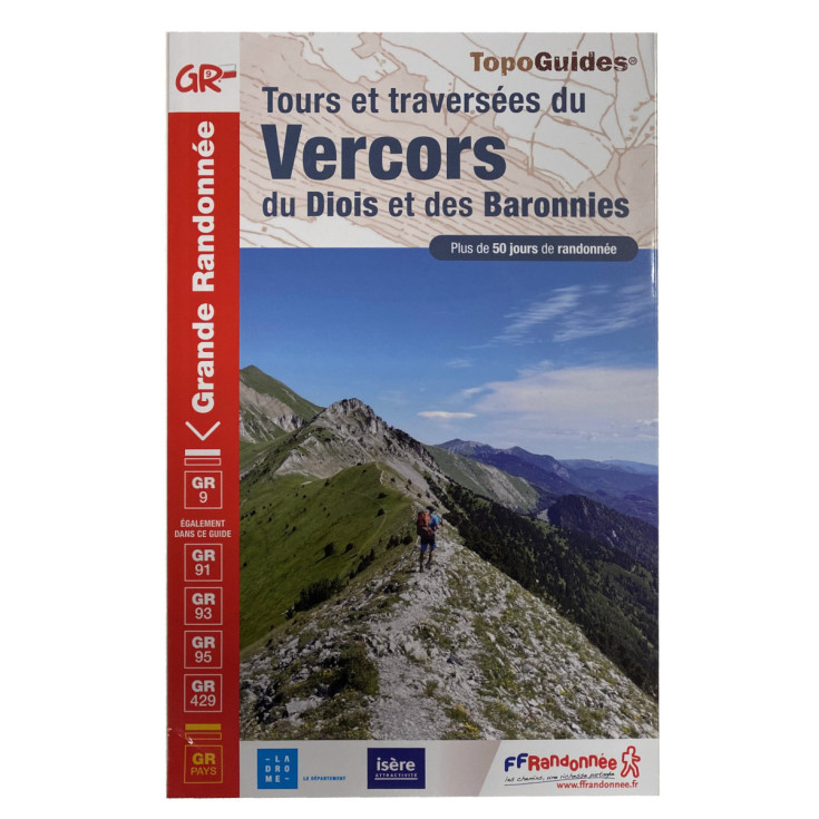 Livre TopoGuides TOUR et TRAVERSEES du VERCORS du Diois et des Baronnies - FFRandonnée