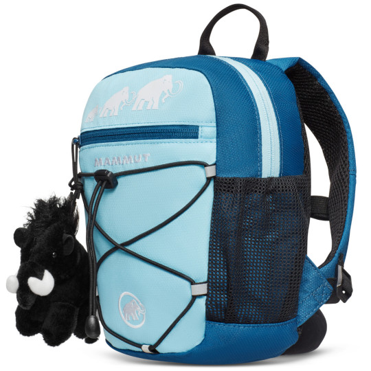 Sac à dos enfant FIRST ZIP 8L bleu avec peluche Mammut