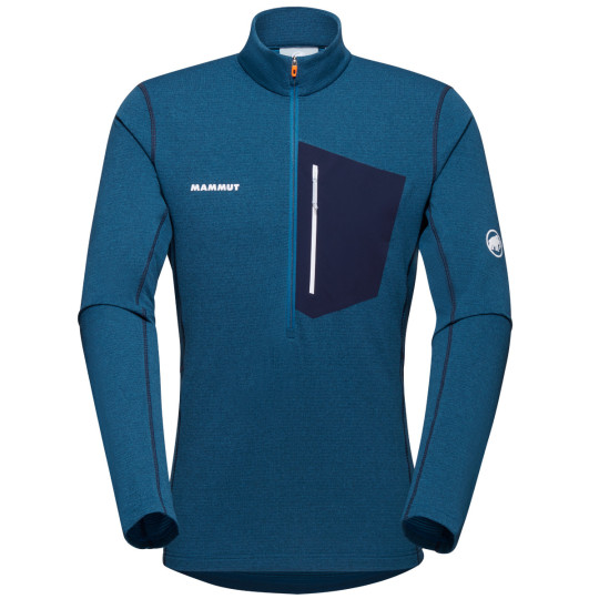Micro-polaire AENERGY LIGHT ML 1/2 ZIP bleu ice-marine Mammut