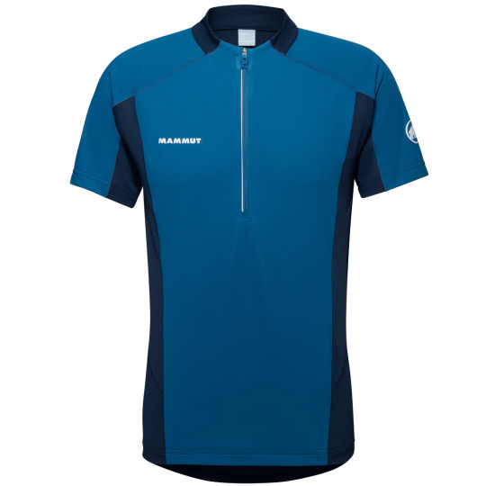 Tee-shirt AENERGY FL 1/4 ZIP bleu ice-marine Mammut