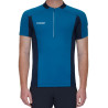 Tee-shirt AENERGY FL 1/4 ZIP bleu ice-marine Mammut