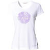 Tee-shirt respirant femme SKOMER PRINT II blanc-violet Vaude