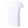 Tee-shirt respirant femme SKOMER PRINT II blanc-violet Vaude