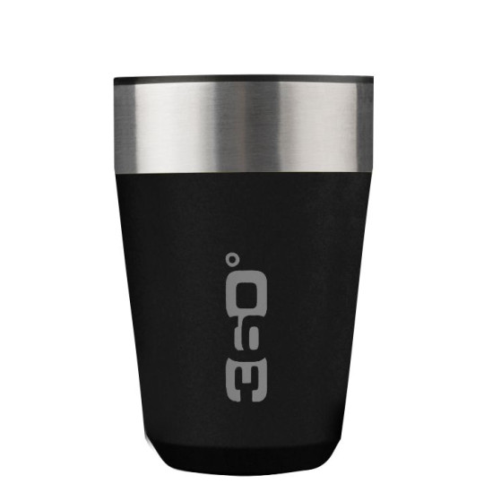 Mug isotherme acier inoxydable TRAVEL MUG INSULATED 335ml noir 360 Degrees 