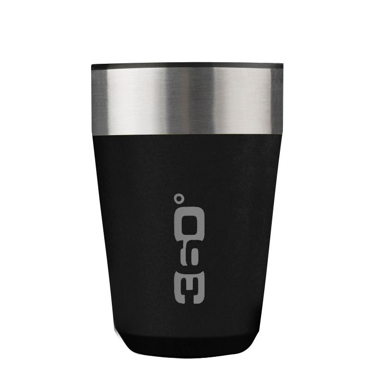 Mug isotherme acier inoxydable TRAVEL MUG INSULATED 335ml noir 360 Degrees 