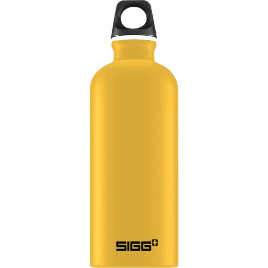 Bouteille Aluminium TRAVELLER 1L jaune Sigg