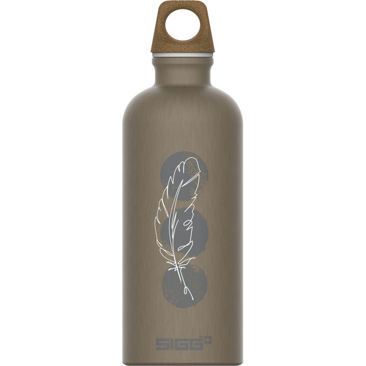 Bouteille Aluminium TRAVELLER MY PLANET 0,6L chocolat Sigg