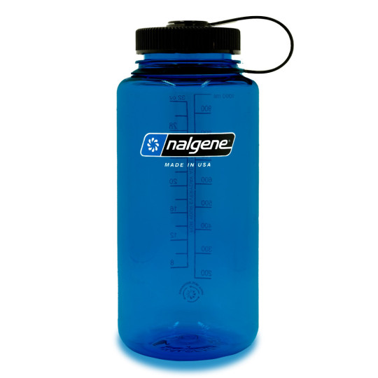 Gourde hydratation 1L grande ouverture WIDE MOUTH slate-blue Nalgene