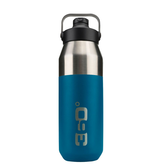 Bouteille isotherme acier inoxydable VACUUM INSULATED WIDE BOTTLE 750ml denim-blue 360 Degrees 