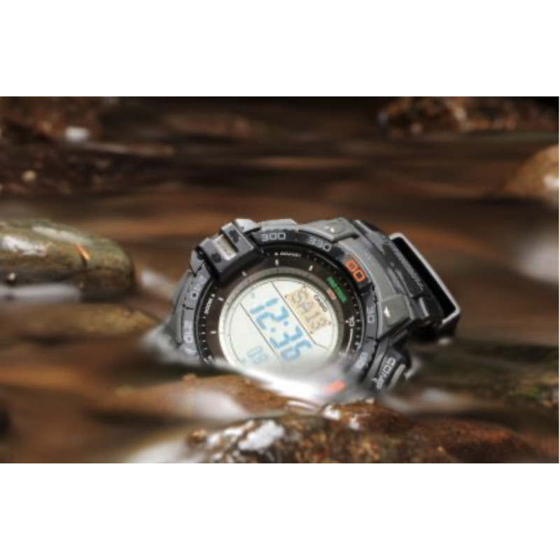 Montre altimètre solaire CASIO PRG-340-1ER noire PRO TREK - Montania Sport