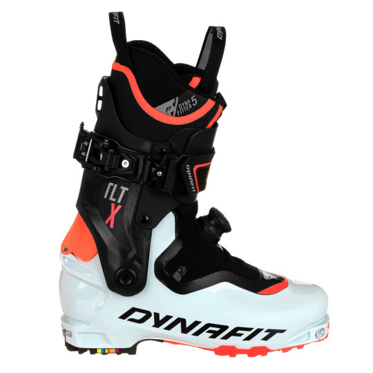 Chaussure ski de rando femme TLT X PU WOMEN BOOT blanc-orange Dynafit 2024