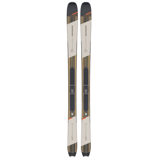Ski de rando MTN 91 CARBON beige-orange Salomon 2024