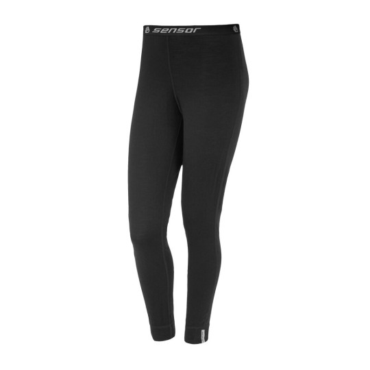 Caleçon long femme laine Mérinos W'S MERINO ACTIVE UNDERPANTS black SENSOR