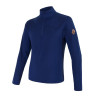 Sweatshirt 1/4 zip homme laine Mérinos M'S MERINO EXTREME LS ZIP deep-blue SENSOR