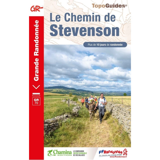 Livre TopoGuides Le Chemin de STEVENSON - GR70 - 10 jours de randonnée - FFRandonnée 2023