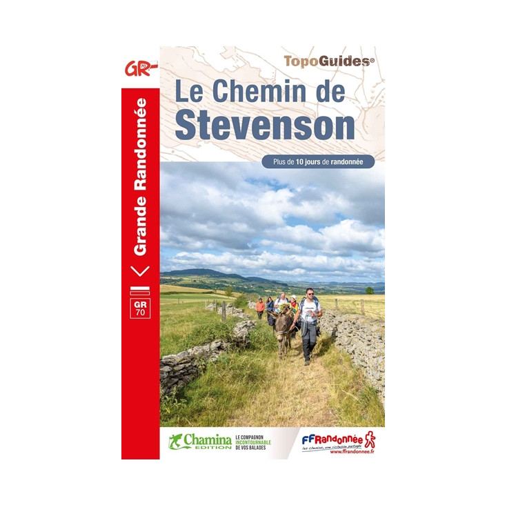 Livre TopoGuides Le Chemin de STEVENSON - GR70 - 10 jours de randonnée - FFRandonnée 2023