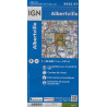 Carte TOP 25 IGN 3432 ET ALBERTVILLE 2023