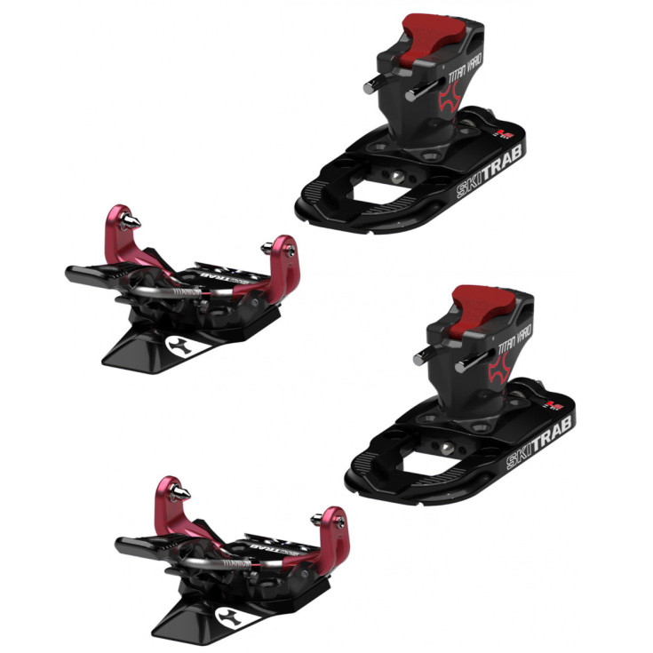 Fixation ski de rando TITAN VARIO 2 rouge SkiTrab 2024