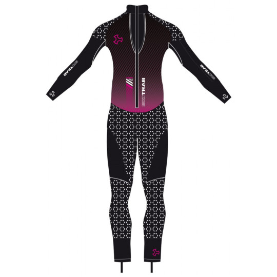 Combinaison Ski Alpinisme Femme GARA AERO TRACKSUIT WOMAN noir-fuschia SkiTrab 2025