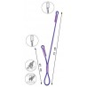 Longe escalade Dynadoubleclip 40-75cm BEAL