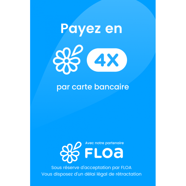 Paiement en 4 X par carte bancaire via FLOA 