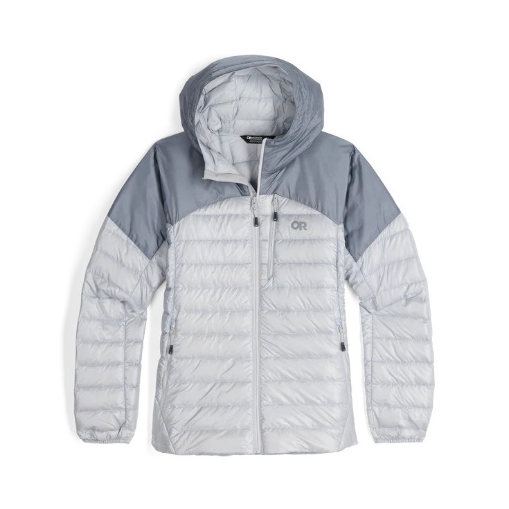 Doudoune à capuche femme HELIUM DOWN HOODIE WOMEN titanium Outdoor Research