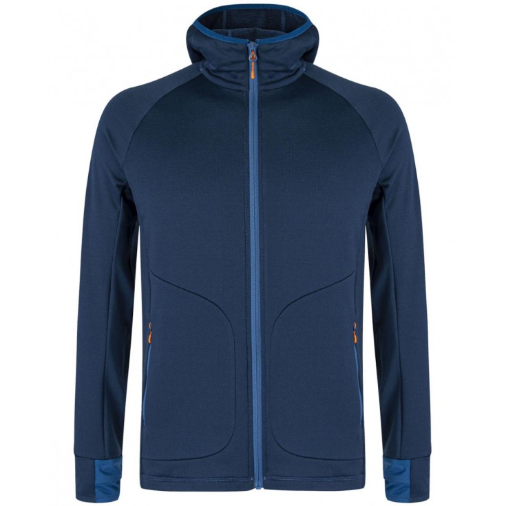 Polaire à capuche MYSTIC WOOL MAGLIA deep-blue Montura