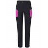 Pantalon Softshell femme SKI STYLE PANTS Woman 9007 noir-fuschia Montura