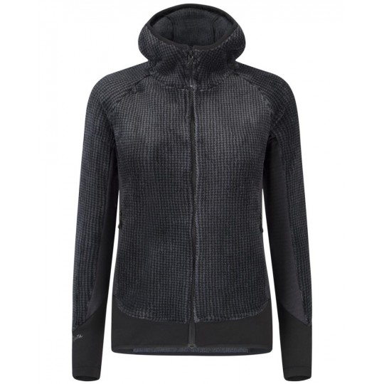 Polaire à capuche femme REMIX FLEECE JACKET WOMAN 92 charcoal grey Montura