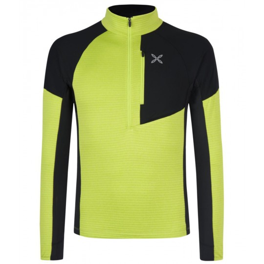 Polaire 1/2 zip homme THERMAL GRID 2 ANORAK 47-lime green Montura