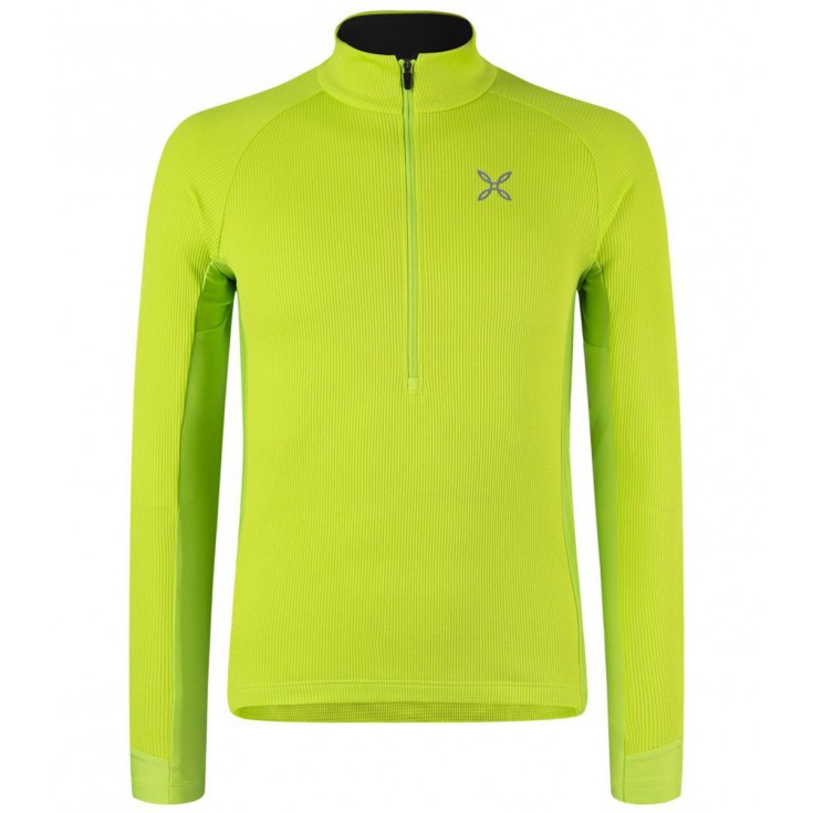 Micro-polaire 1/2 zip THERMIC 2 MAGLIA 47-lime green Montura