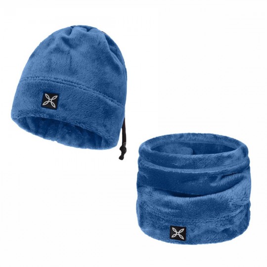 Bonnet tour de cou 2 en 1 COLLAR POLAR CAP 87 deep-blue Montura