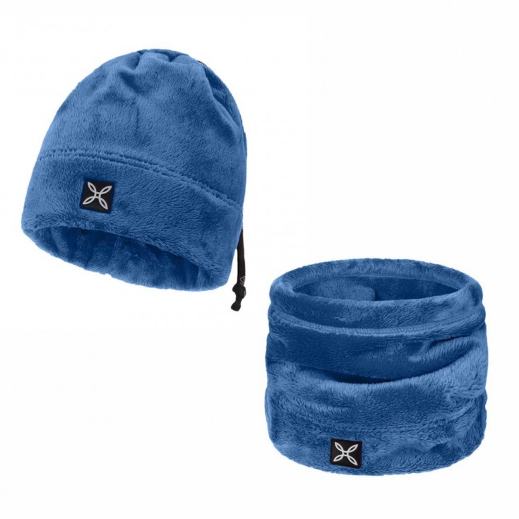 Bonnet tour de cou 2 en 1 COLLAR POLAR CAP 87 deep-blue Montura