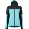 Veste Softshell à capuche femme AIR ACTION HYBRID JACKET WOMAN 28 care-blue Montura