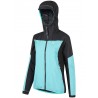 Veste Softshell à capuche femme AIR ACTION HYBRID JACKET WOMAN 28 care-blue Montura