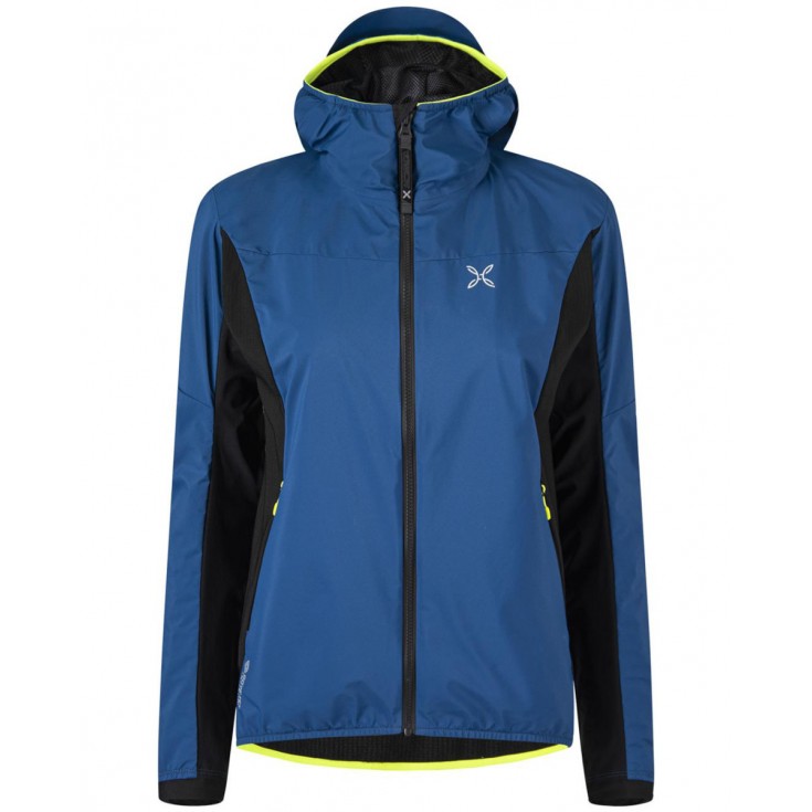 Veste Softshell à capuche femme AIR ACTION HYBRID JACKET WOMAN 8770F deep-blue Montura