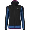 Veste Softshell femme PREMIUM WIND HOODY JACKET WOMAN 90287 noir-bleu Montura