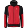 Veste Softshell homme PREMIUM WIND HOODY JACKET 18 rouge Montura