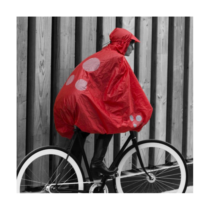 Poncho vélo FULAP rouge Spaddeville