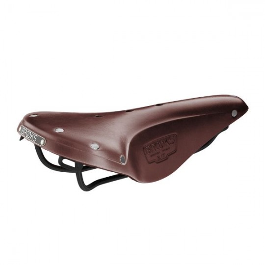 Selle de vélo B17 NARROW CARVED brun BROOKS England 2024