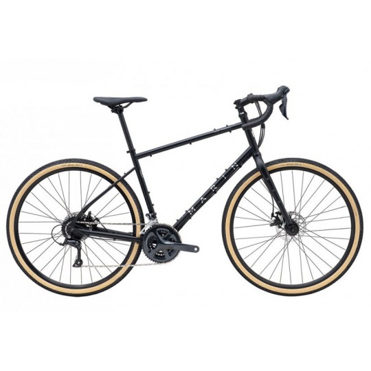 Vélo Gravel FOUR CORNERS 700C noir-chrome MARIN BIKES 2024