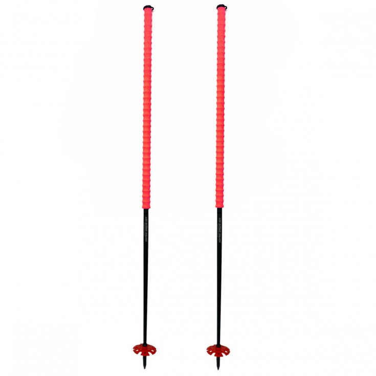Bâtons monobrin LBA rouge-noir Alain DESEZ A2-16.com (la paire)