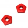Bâtons monobrin LBA rouge-noir Alain DESEZ A2-16.com (la paire)