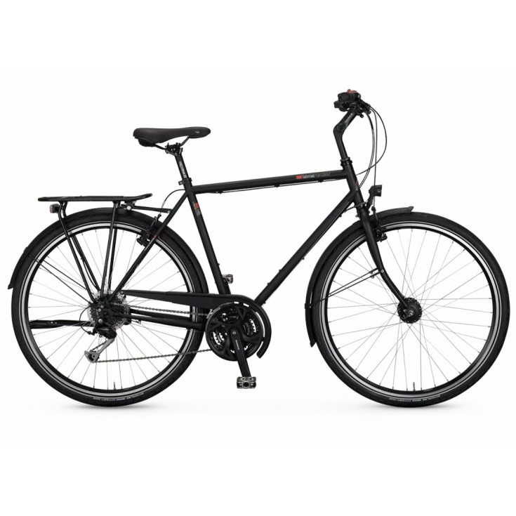 Vélo Trekking VSF T-100 V-Brake - Shimano Alivio 27-speed noir FAHRRADmanufactur 2024