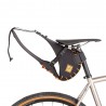 Sacoche de selle SADDLE BAG 14L + DRYBAG noir-orange RESTRAP UK