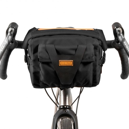 Sacoche guidon BAR PACK 10L noir-orange RESTRAP UK