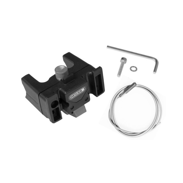 Kit de montage universel pour guidon HANDELBAR MOUNTING-SET noir ORTLIEB
