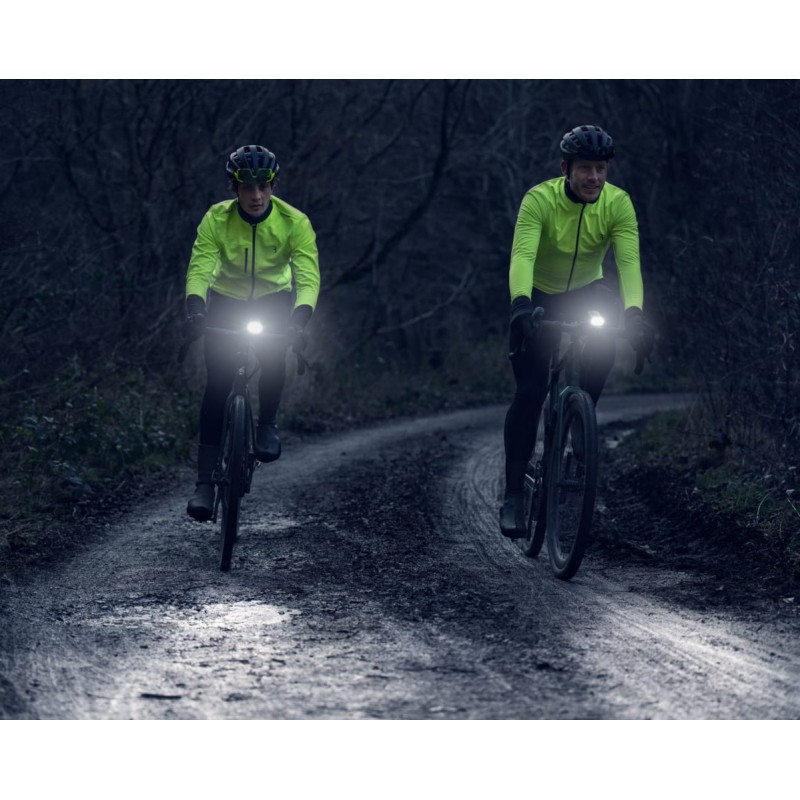 Lumière casque - éclairage vélo LED - 400 Lumens - Lampe arrière et avant