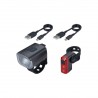 Kit éclairage vélo STUD STRAP COMBO 130-8 lumens de BBB Cycling